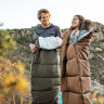Спальный мешок NATUREHIKE U Series Двойной хлопок осень-зима Brown U250S 6927595769294